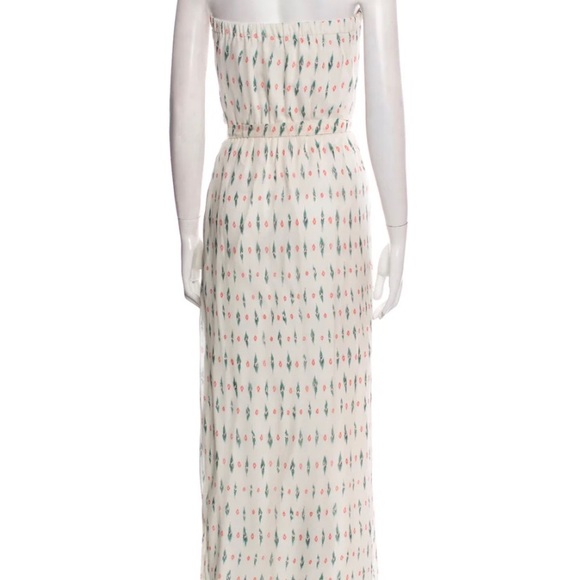 EUC SZ M Silk Joie Strapless maxi dress - Picture 3 of 4